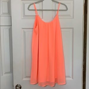 Ya Los Angeles Dress. Neon coral. NWT